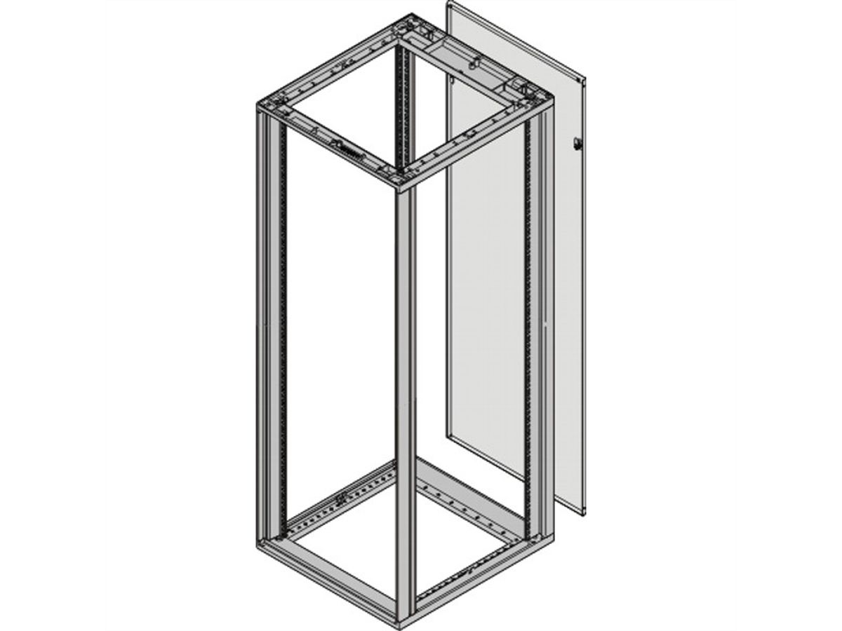 SCHROFF Rückwand - RUECKWAND 38HE 553B RAL7021