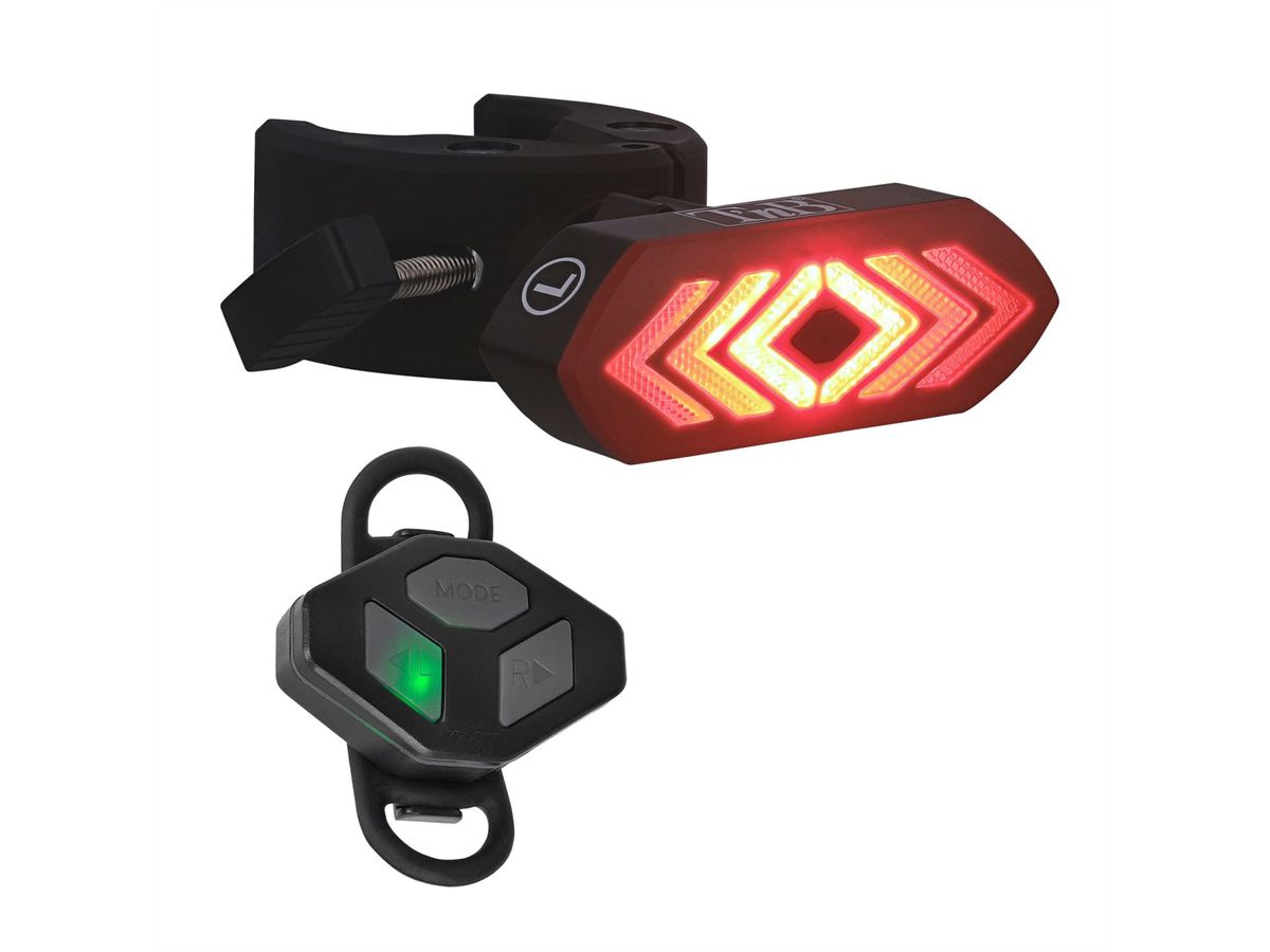 T’nB Rücklicht mit Blinkerfunktion für Fahrrad & E-Scooter, Schwarz