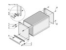 SCHROFF Montagematerial für eine HF-Kassette - BEFEST.TEILE HF-KASSETTE