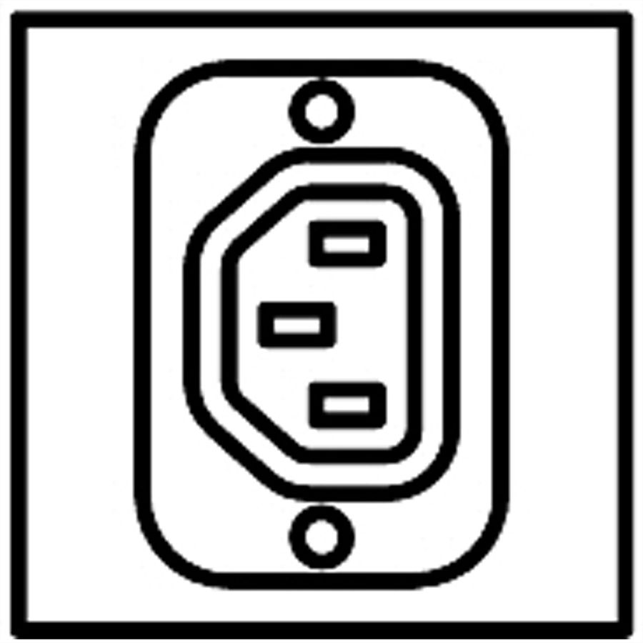 Bâti de prises SCHROFF, IEC C13 avec câble de connexion ouvert, 8x IEC C13, 19"