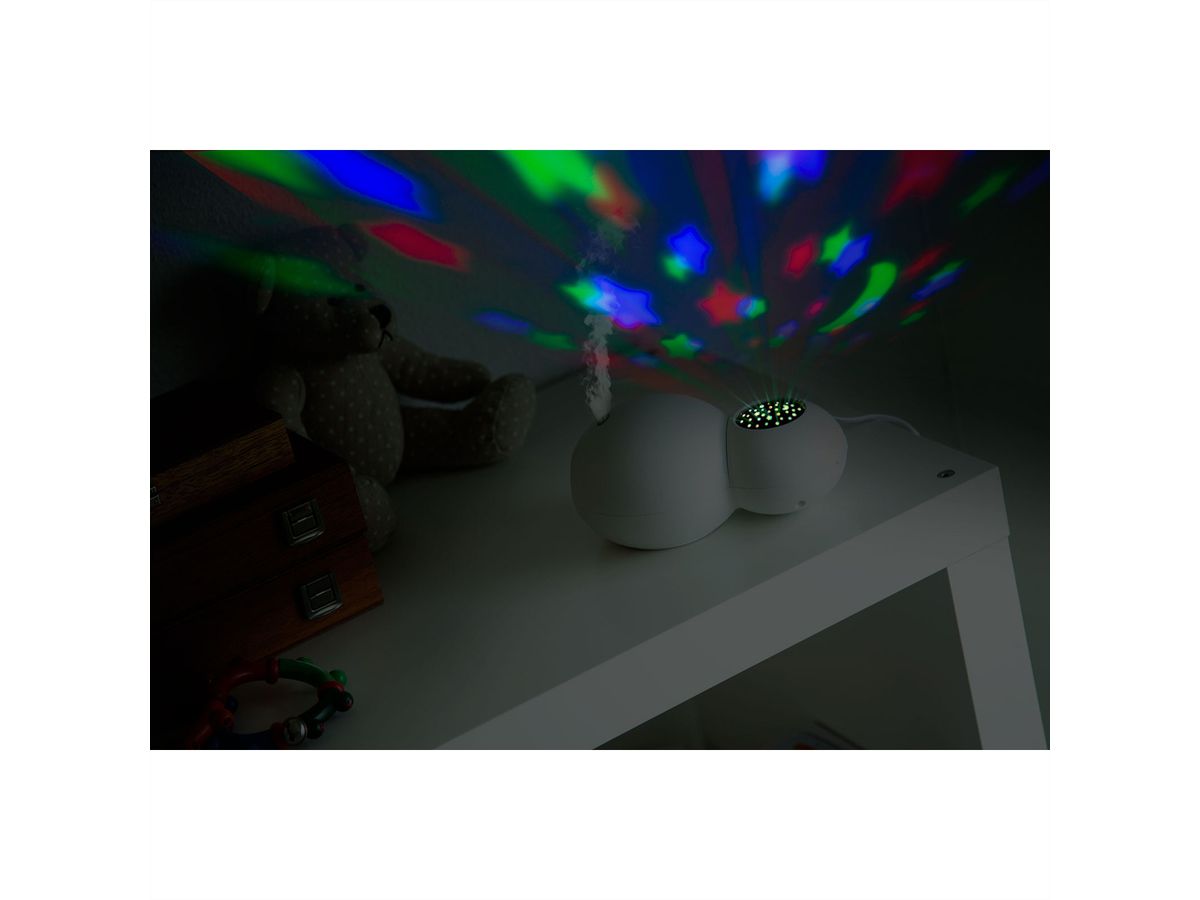 Alecto Baby Humidificateur et Projecteur BC-21, blanc