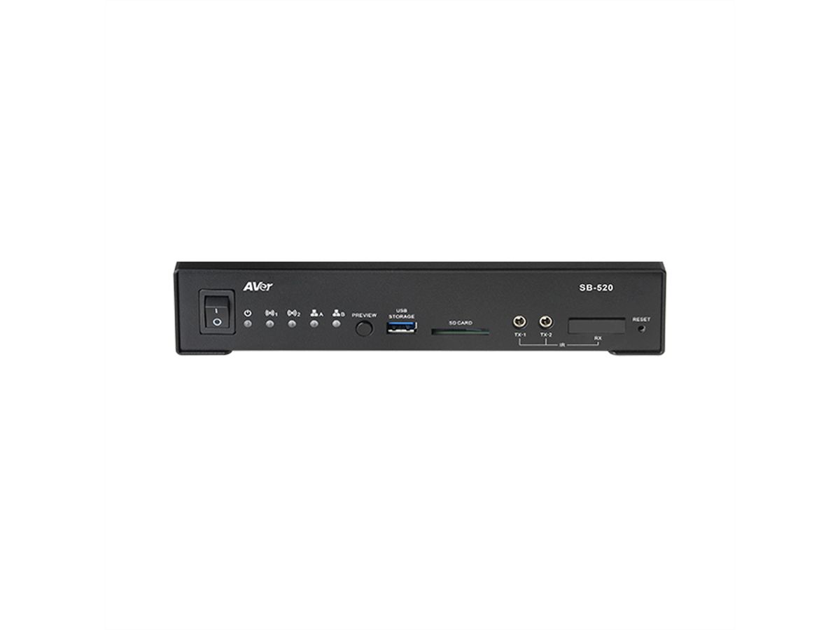 **DEMO**Aver Professionelle Streaming-Box SB-520, schwarz
