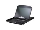 ATEN CL3716iNW UK 16-Port USB HDMI LCD KVM Konsole, UK-Layout