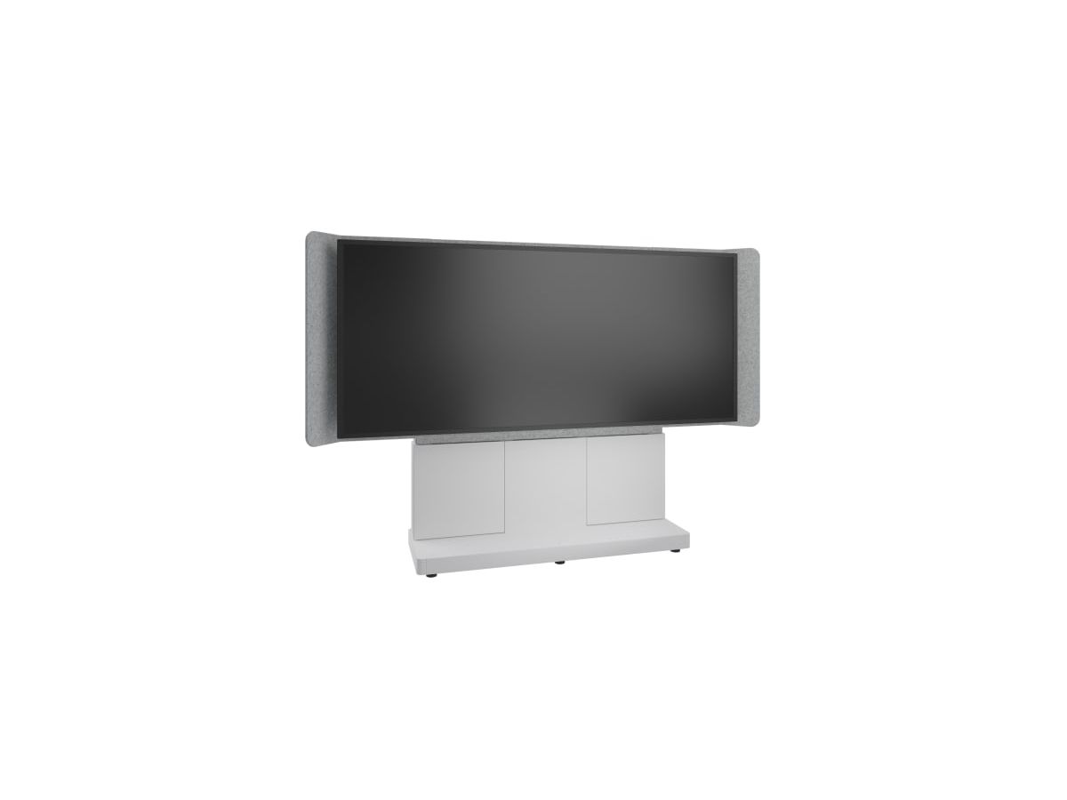 Middle Atlantic Products FM-DS-6675FS-LD8W support pour téléviseur Gris, Argent, Blanc