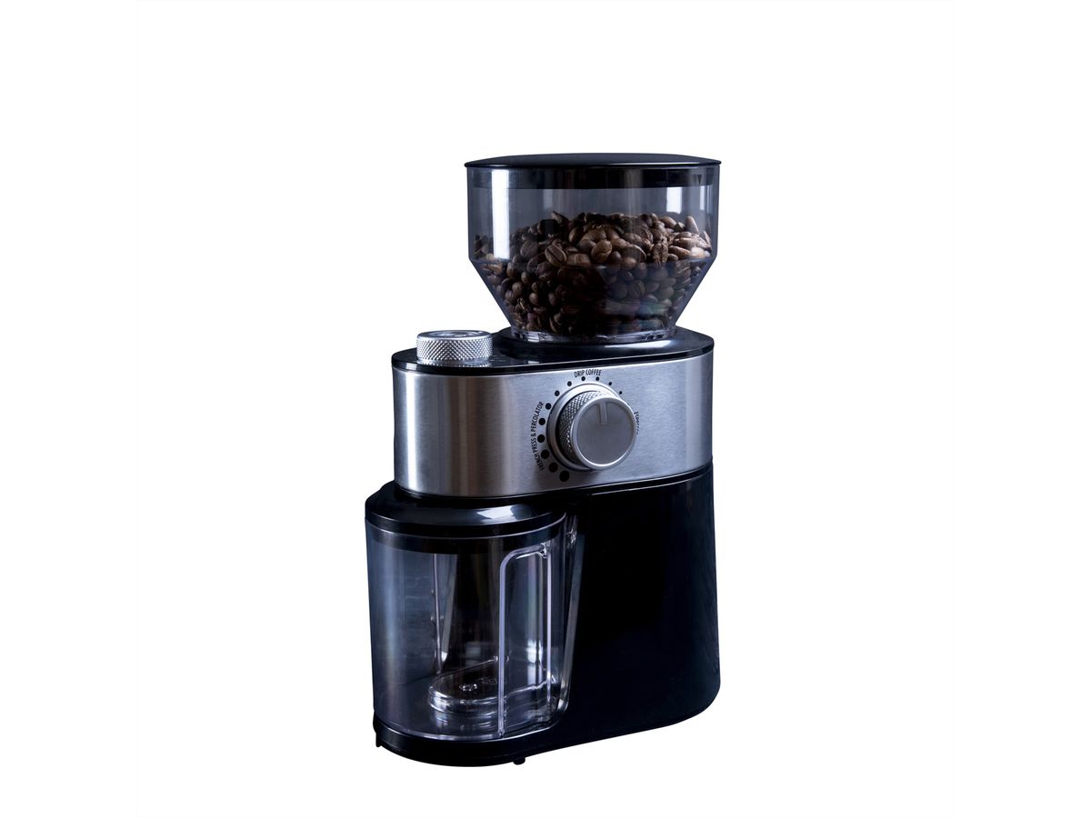 Gastronoma Moulin à café 18120001, 200g, noir/argent, 200W