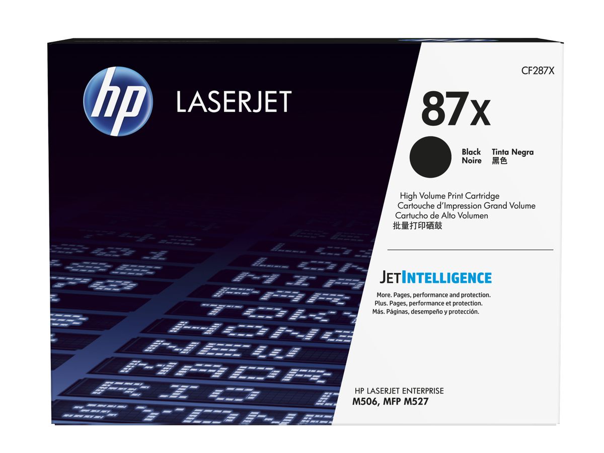 HP Original 87X Schwarz LaserJet Tonerkartusche mit hoher Reichweite