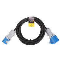 Rallonge CEE 3P IP44  , 5m H07RN-F 3G1.5mm2  , noir