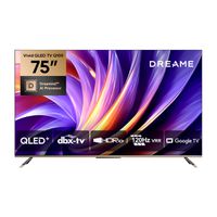 Dreame TV 75", Q100, Vivid QLED-4K, 120Hz, Mineral Black