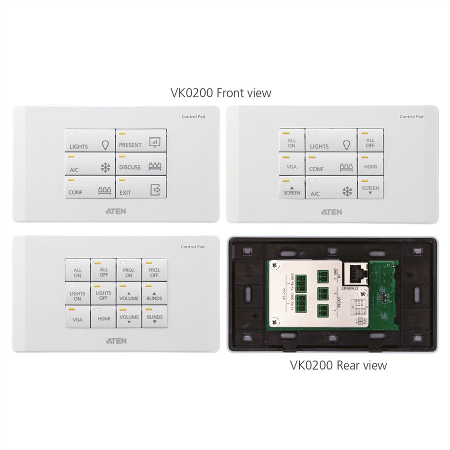 ATEN VK0200 Bedienfeld 12 Tasten