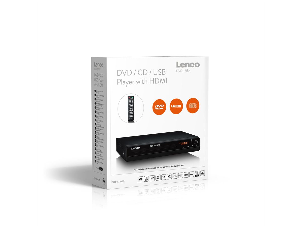 Lenco Lecteur DVD DVD-121BK