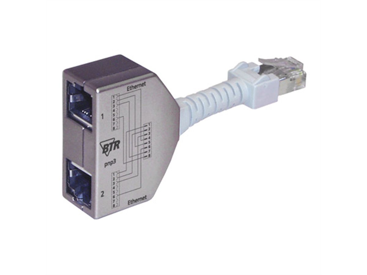 METZ CONNECT Cable Sharing Adapter pnp3, Ethernet/Ethernet, 2 St.
