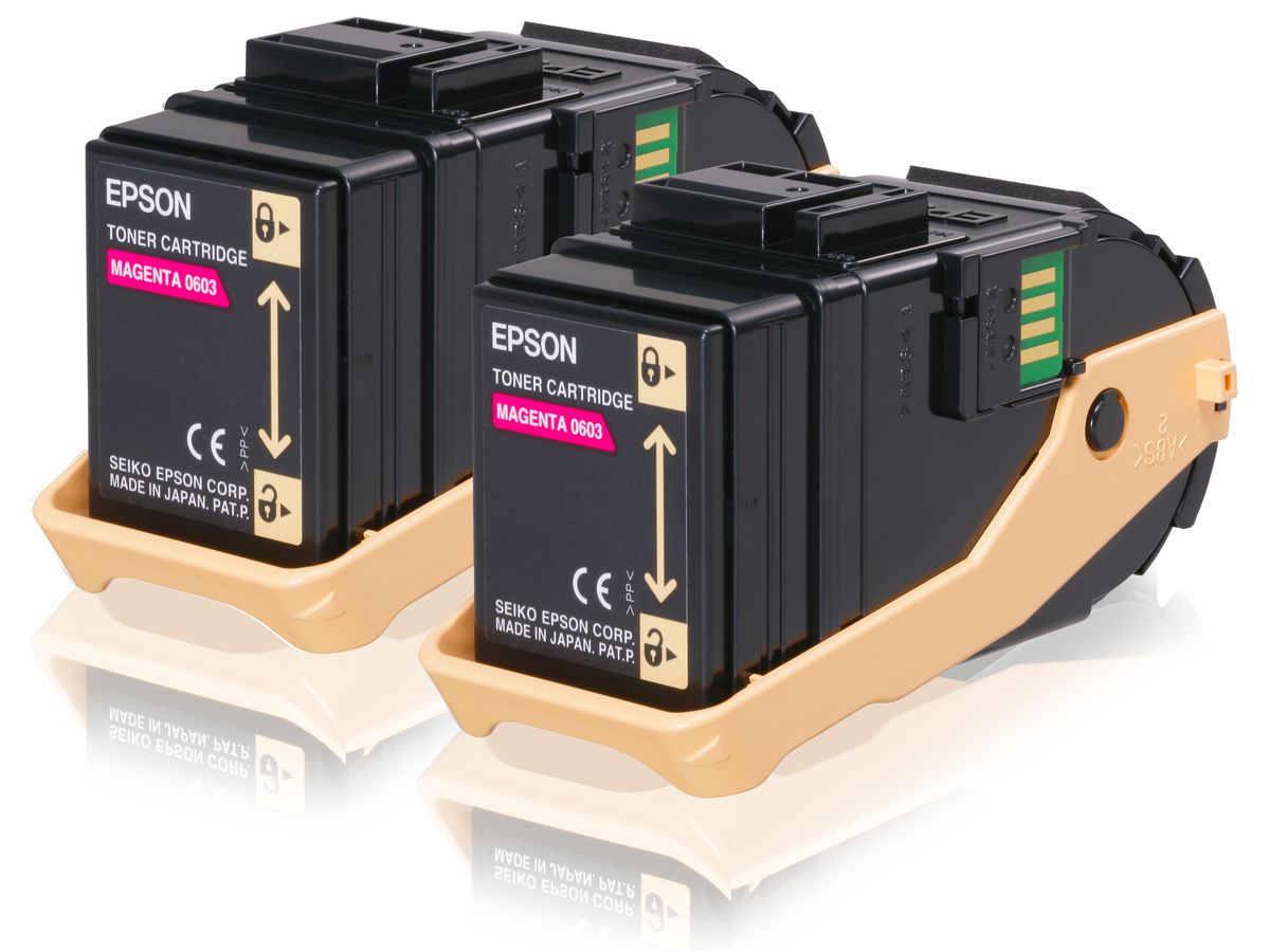 Epson Tonerkassetten-Doppelpack Magenta 7.5k x 2