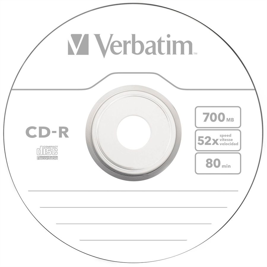 Verbatim CD-R Slim 700MB 52x 10 Pack