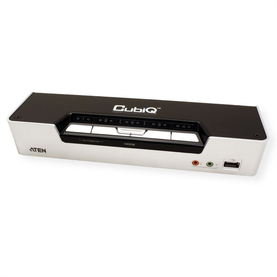 ATEN CS1794 Switch KVM HDMI, USB, Audio, Hub USB, 4 ports