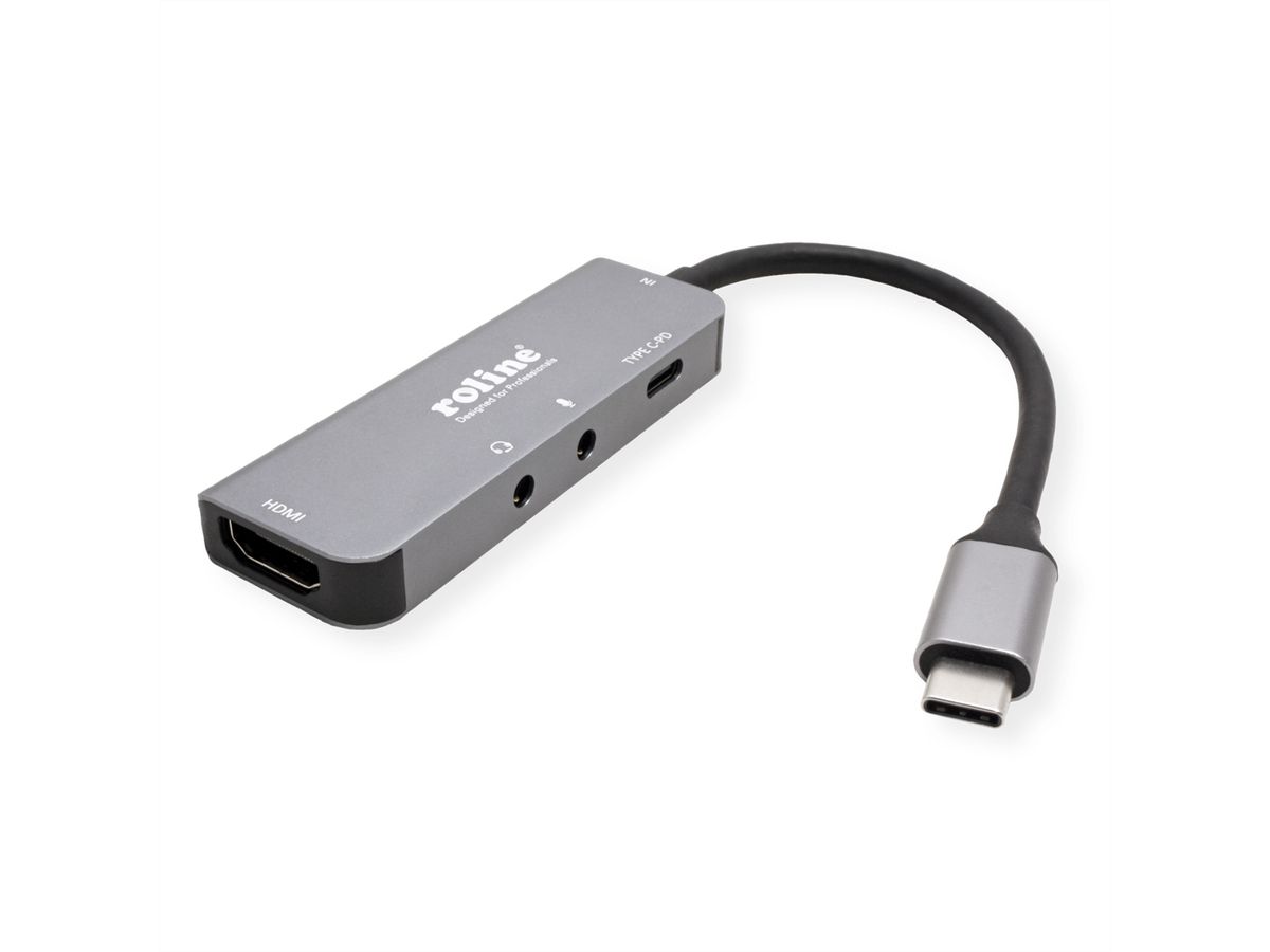 ROLINE Station d'accueil USB type C, HDMI 4K