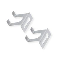 BACHMANN Équerre de fixation acier inox avec trou oblong