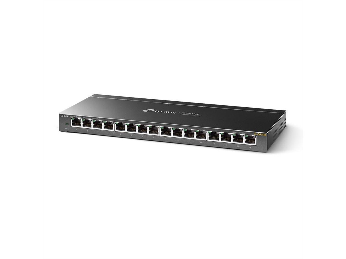TP-Link TL-SG116E Switch , 16x Gigabit RJ45