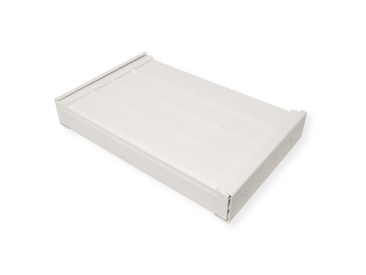 VALUE Tiroir sous bureau ultra-mince, taille moyenne, blanc