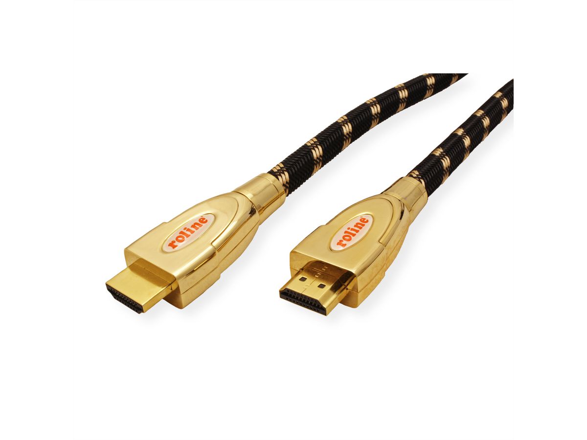 ROLINE GOLD Câble HDMI Ultra HD avec Ethernet, M/M, 3 m