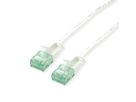 ROLINE RM UTP DataCenter Patchkabel Cat.6A (Class EA), slim, weiß, 0,15 m