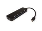 VALUE USB 3.2 Gen 1 Hub, 4fach, Typ C Anschlusskabel, mit 1 PD-Port