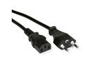 VALUE Netzkabel T12 auf C13, schwarz, 1,8 m