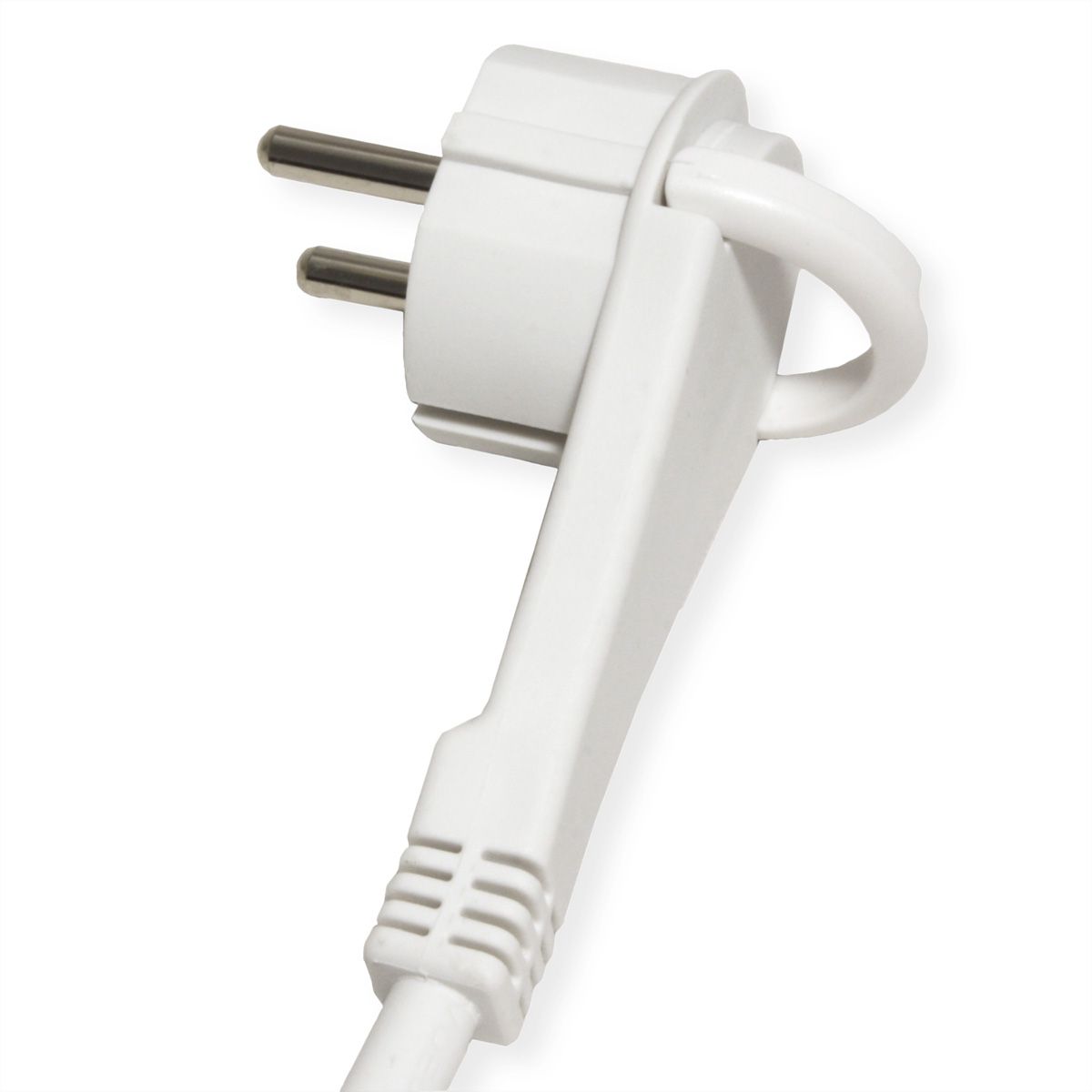 ROLINE 4-fach Steckdosenleiste mit Schalter, rund, UTE Version, USB-Charger A+C, blau, 3 m