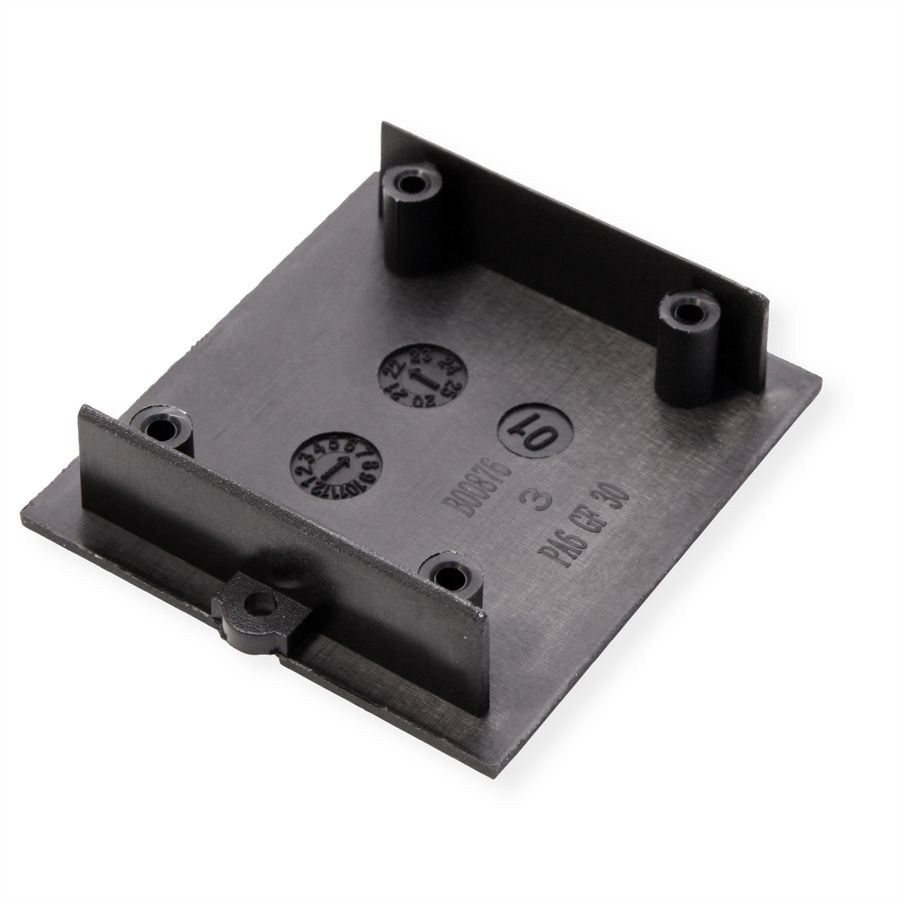 BACHMANN Cache Module Custom avec dôme à visser, noir