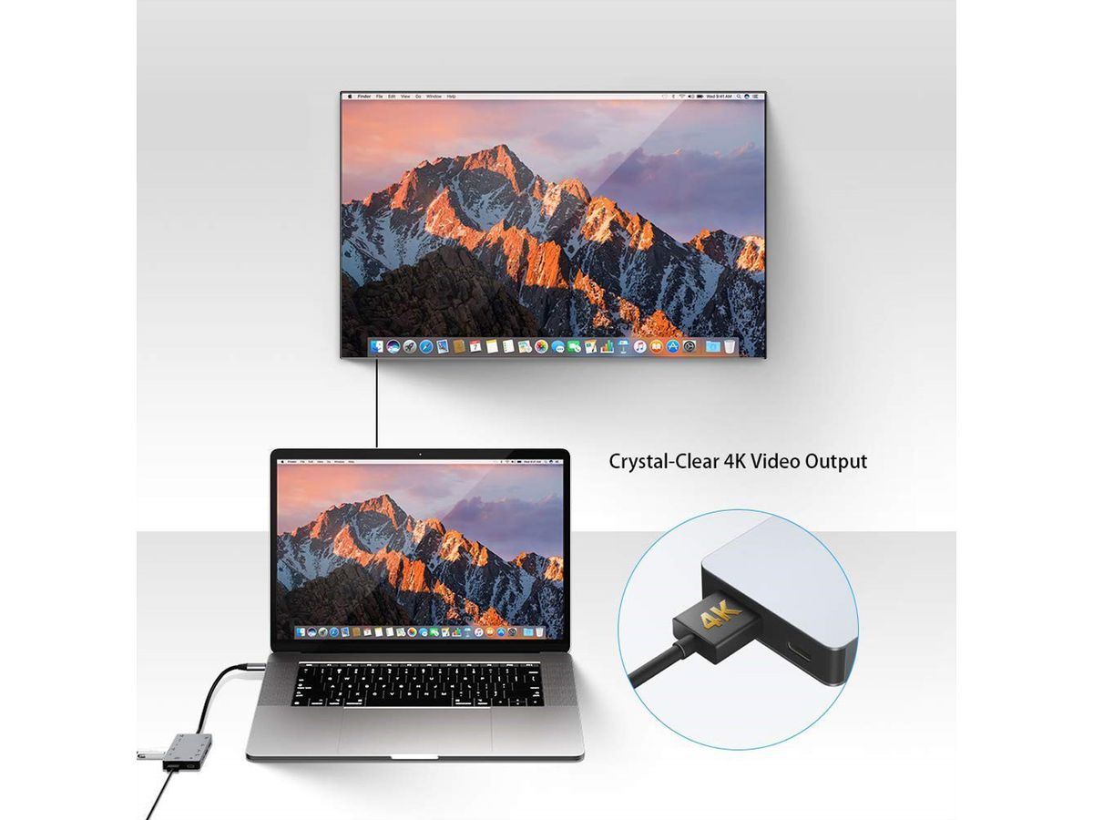 EXSYS EX-1221HM Hub USB 3.2 Gen1 C à 11 ports pour Notebook, Matebook et MacBook