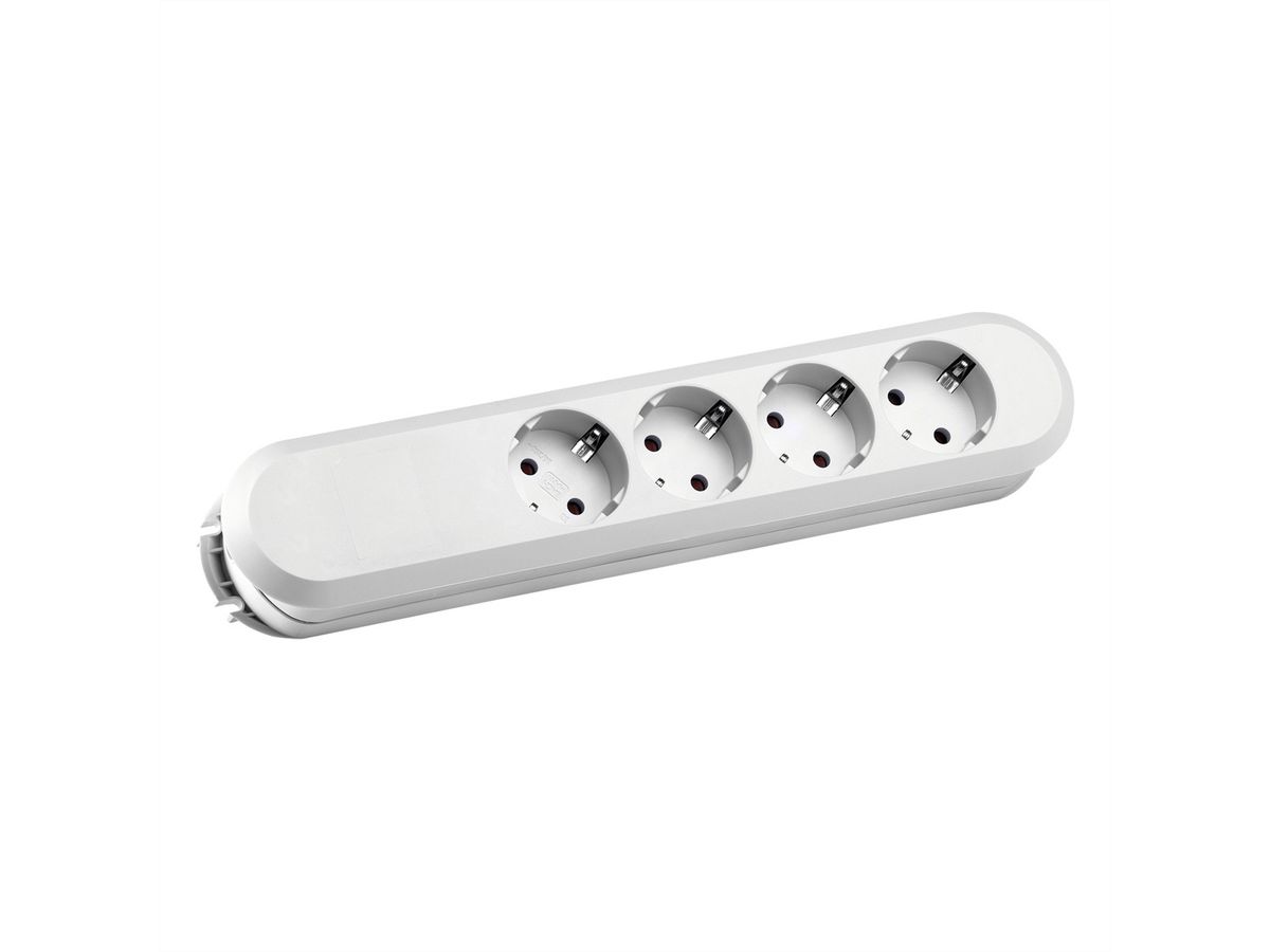 BACHMANN SMART Steckdosenleiste 4xCEE7/3 weiss, ohne Zuleitung