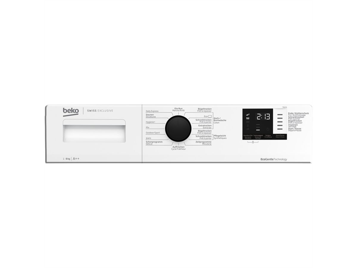 Beko Wäschetrockner TR215, 8kg, A++