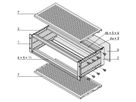 SCHROFF Bausatz, geschirmt, "flexible", zur Backplanemontage - BGTR PRO F 3HE 84TE 235T KD