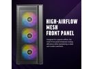 ANTEC AX65 ARGB PC Gehäuse Midi Tower Gaming ATX, schwarz