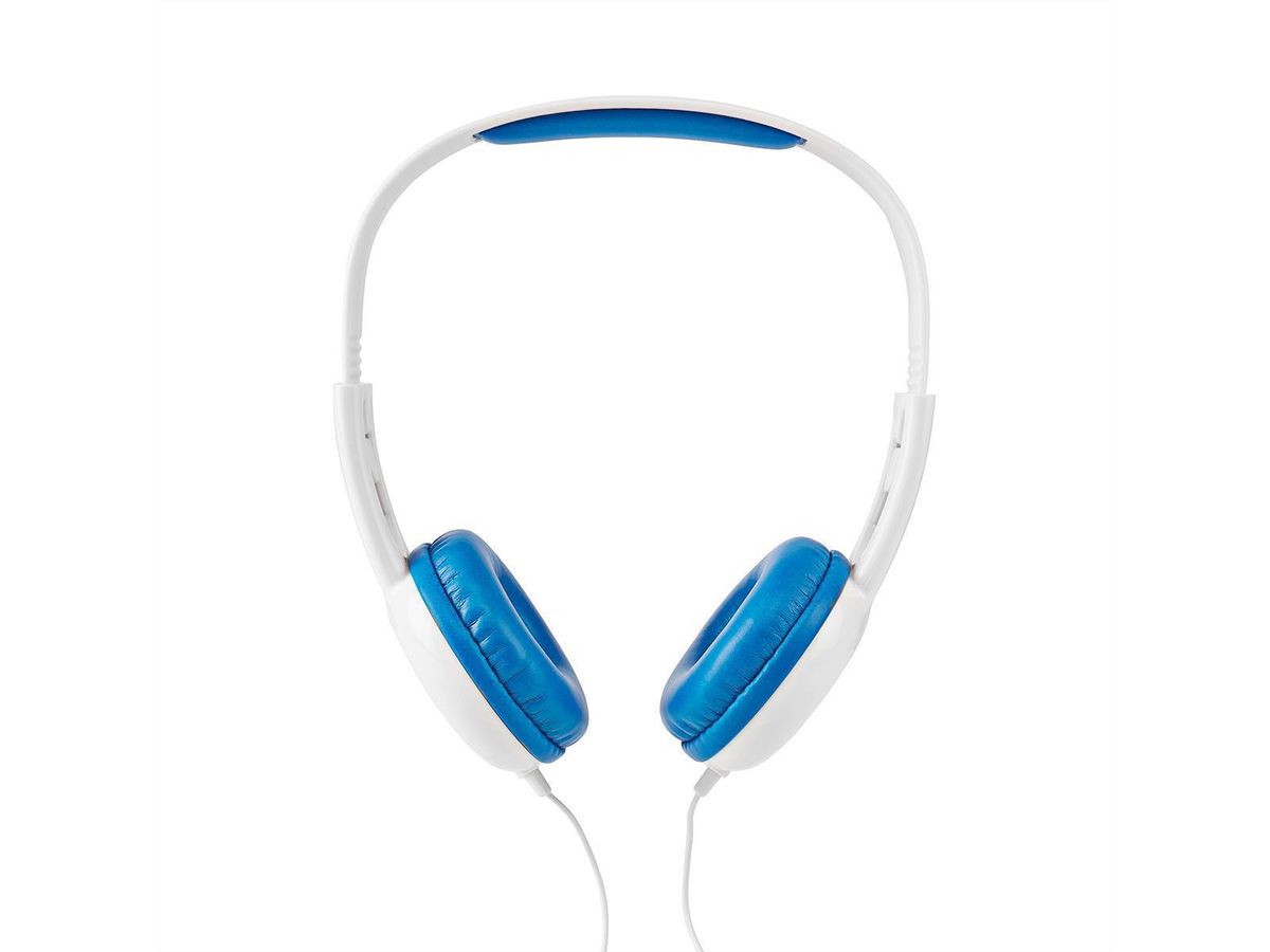Nedis On-Ear-Kopfhörer mit Kabel, 3.5 mm /Kabellänge: 1.20 m / 82 Db/ Blau