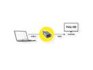 ROLINE Display Adapter USB Typ C - VGA