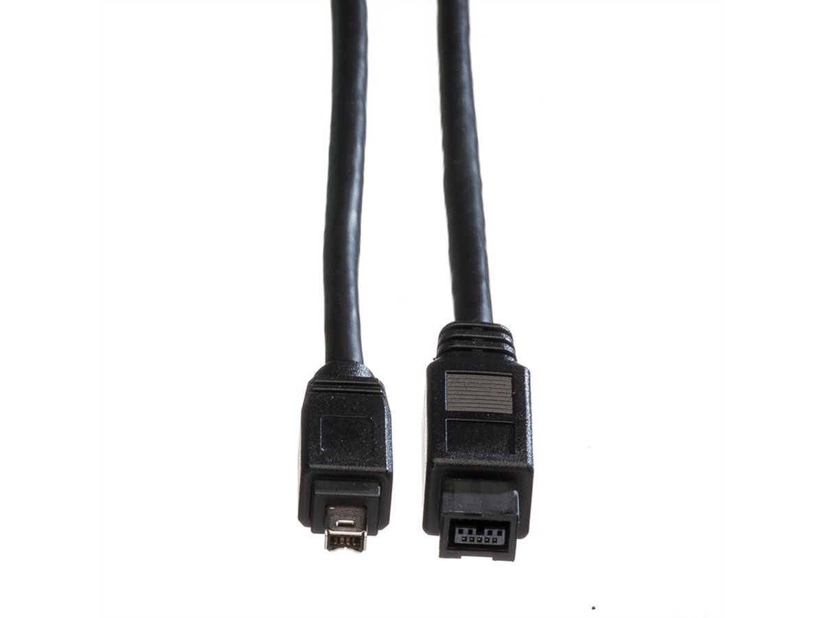 ROLINE Câble IEEE 1394b / IEEE 1394, 9/4pôles, noir, 1,8 m