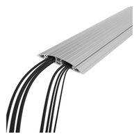 DATAFLEX Addit Kabelschutz, gerade 422, silberfarben, 150 cm