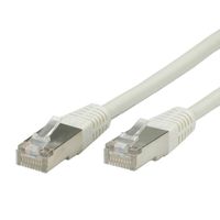 Cordon VALUE Cat.5e (Classe D) F/UTP confectionné, gris, 0,5 m