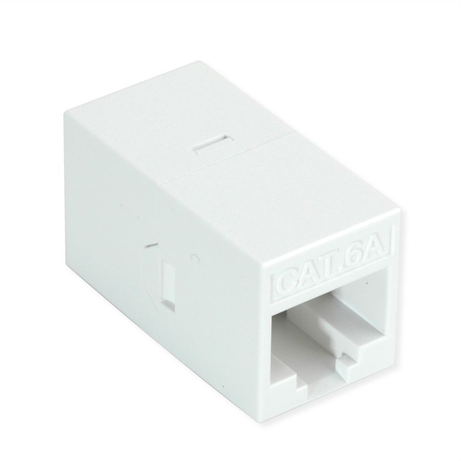 ROLINE Coupleur RJ-45 non blindé, Cat.6A/Classe EA, blanc