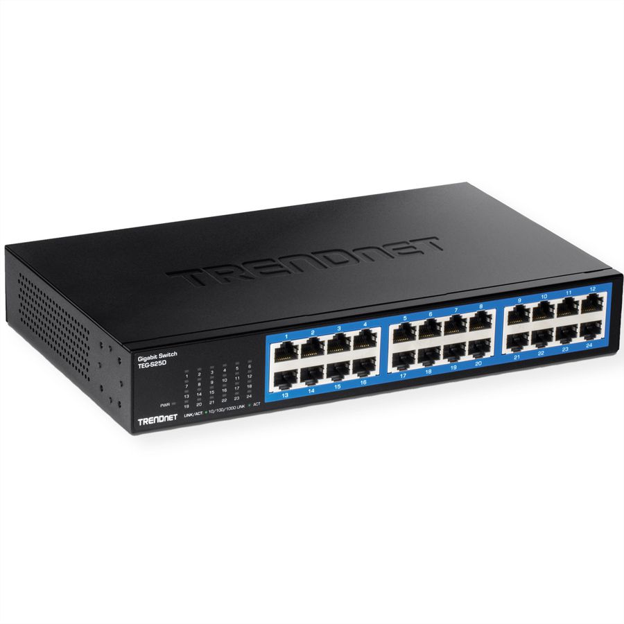 TRENDnet TEG-S25D 24 Port Desktop Gigabit Switch