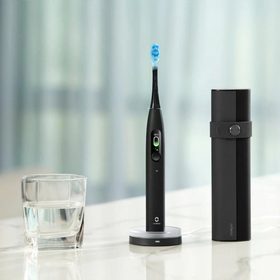 Oclean X Ultra 20 Set Schallzahnbürste Grün, 84’000 Bewegungen/min, Smart Touchscreen, 40 Tage Akku