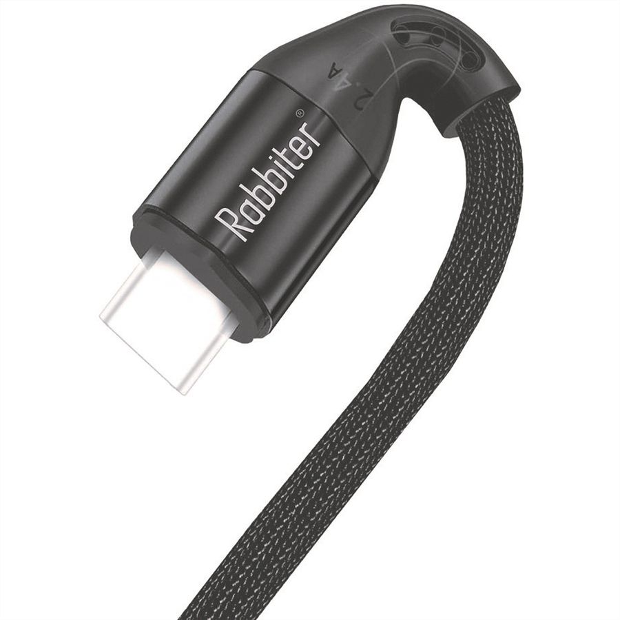 Rabbiter Power USB-C Kabel, 100W, 2.0m, schwarz, 2 m