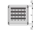 Étagère varistar SCHROFF, fixe, 75 kg, RAL 7035, 600W 800D