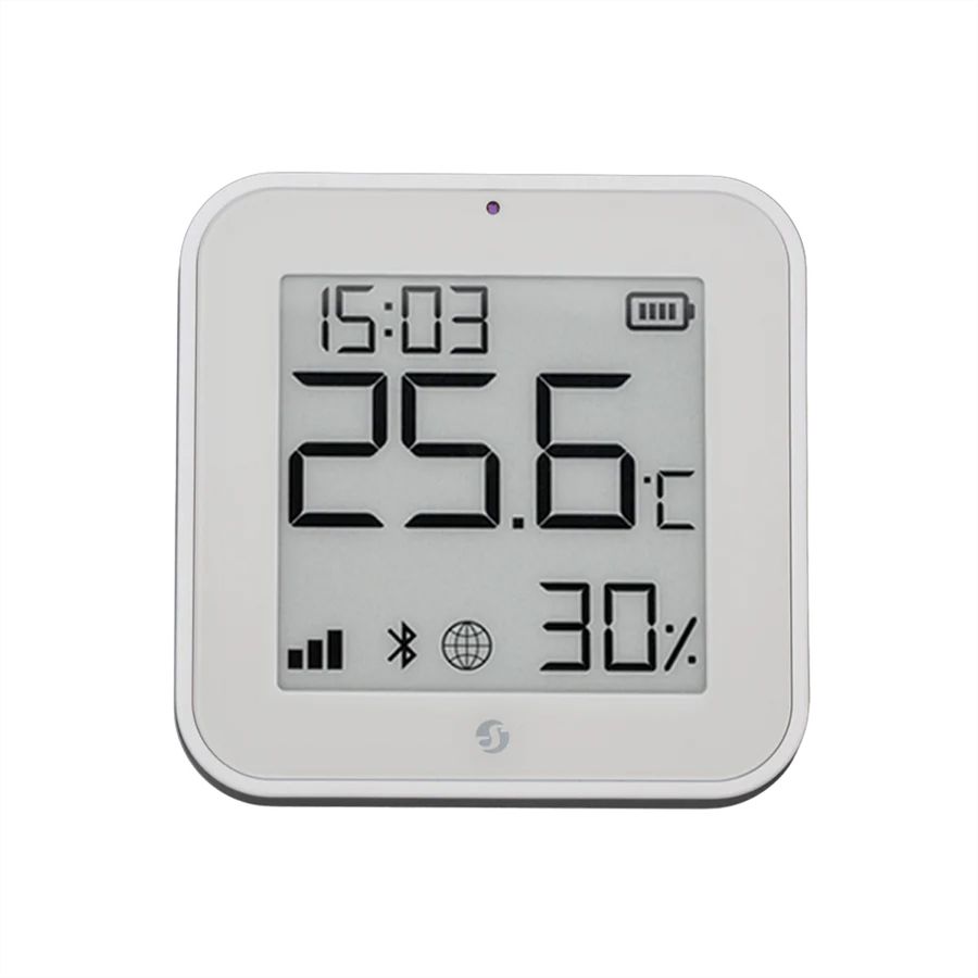 Shelly Luft & Feuchtsdisplay Blu, Zigbee, weiss