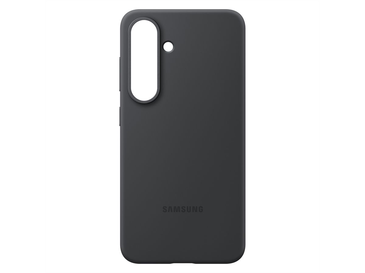 Samsung Cover Galaxy S25, Silicone Case, noir, noir