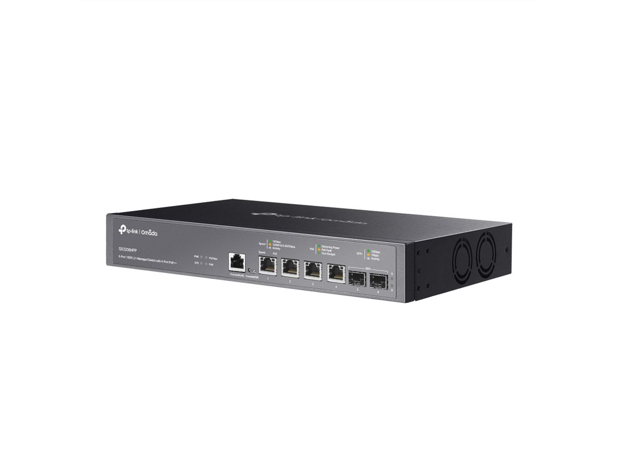 TP-Link SX3206HPP Omada PoE+ Switch 6 Port