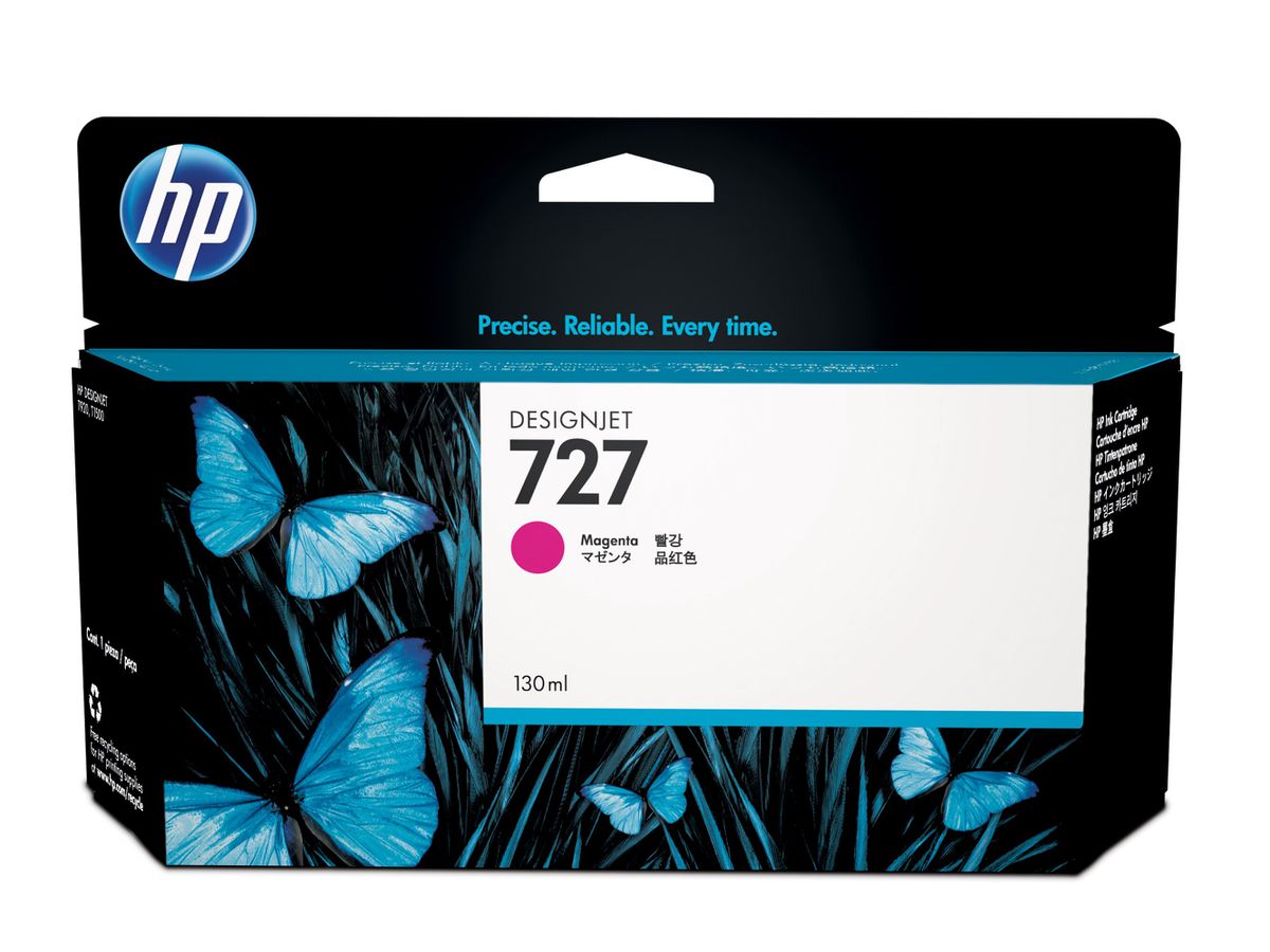 HP 727 Magenta DesignJet Tintenpatrone, 130 ml