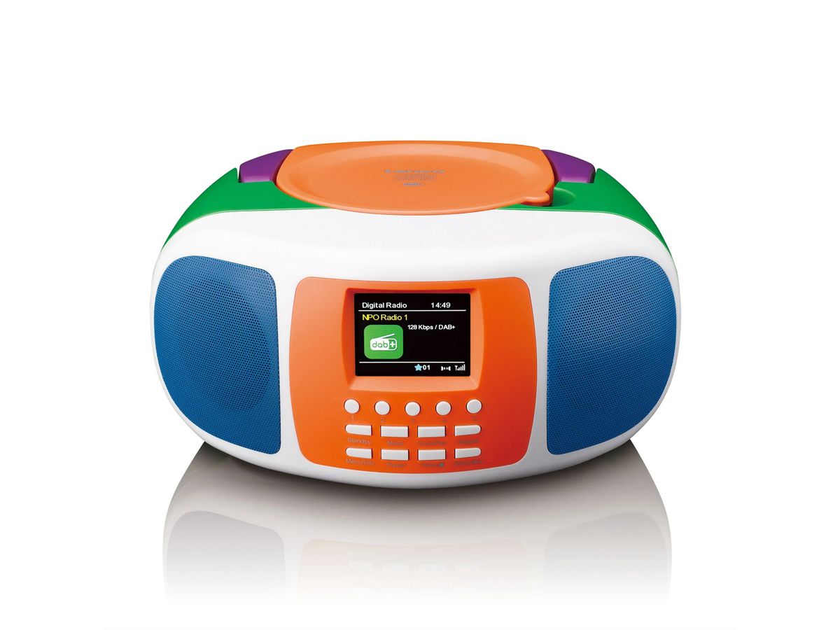Lenco Radiorecorder SCD-861 Kids CD/DAB+, Bluetooth, 2.4" Farbdisplay