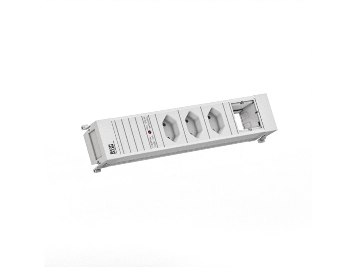 BACHMANN POWER FRAME 3xCH 0° 1xCM 0,2m GST18 RAL9010