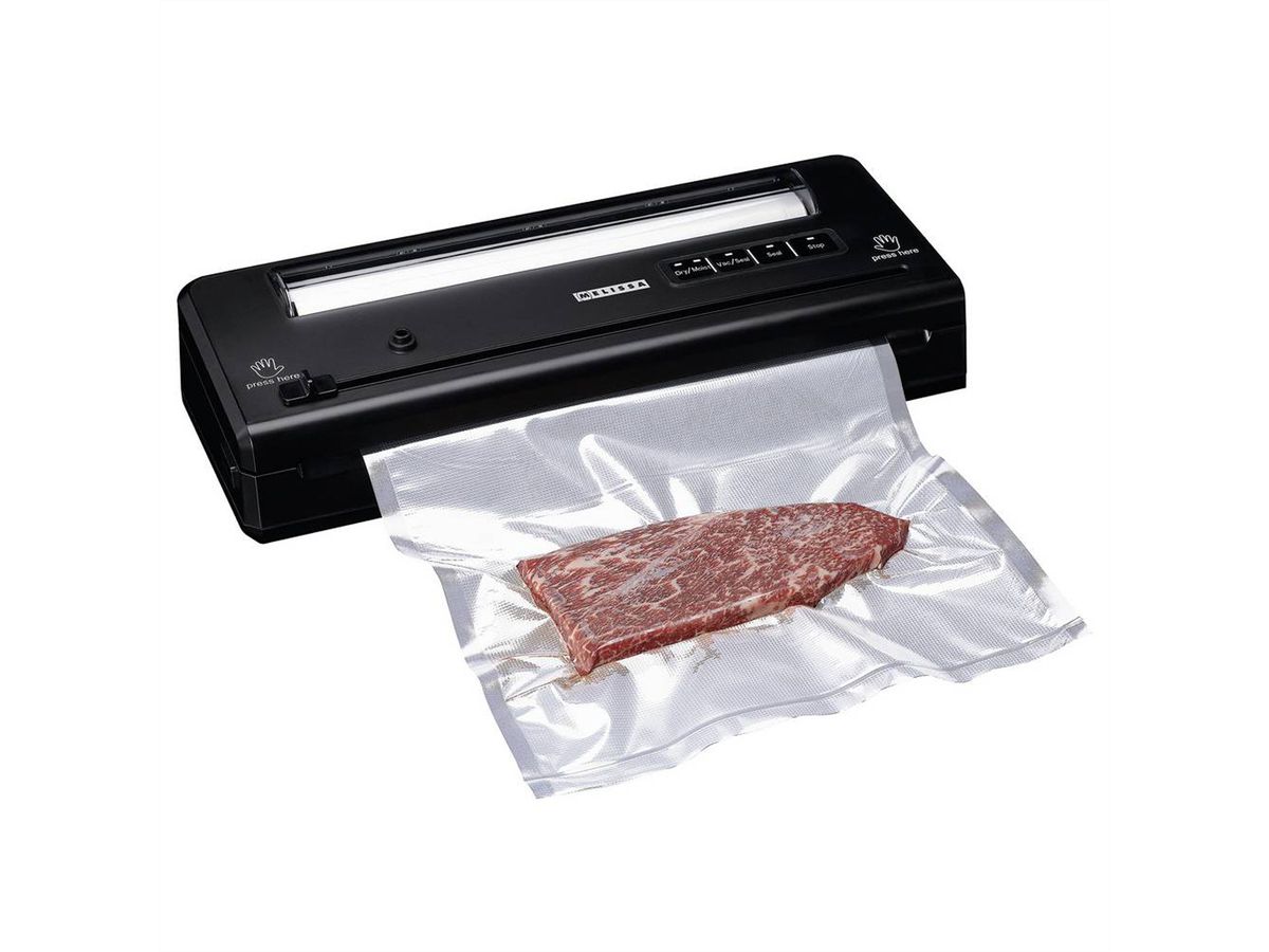 Melissa Scelleuse sous vide / Appareil de mise sous vide , noir, 110 W